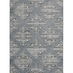 Gray Medallion Devora Indoor/Outdoor Area Rug, 5X7-Kirkland's Home Online