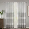 Gray Modern Stripes Curtain Panel, 84 In.-Kirkland's Home Flash Sale