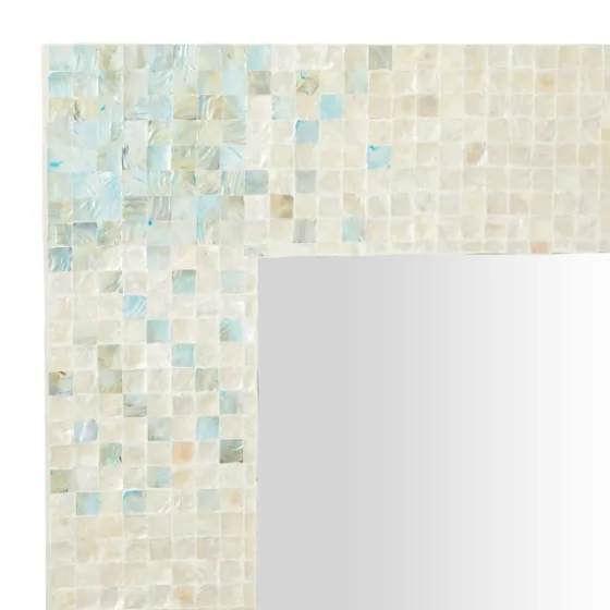 Gray Mother Of Pearl Shell Frame Wall Mirror-Kirkland's Home Discount