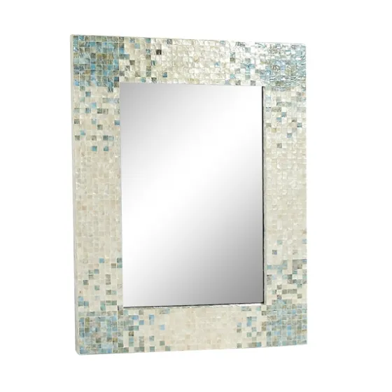 Gray Mother Of Pearl Shell Frame Wall Mirror-Kirkland's Home Discount