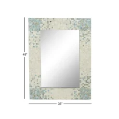 Gray Mother Of Pearl Shell Frame Wall Mirror-Kirkland's Home Discount