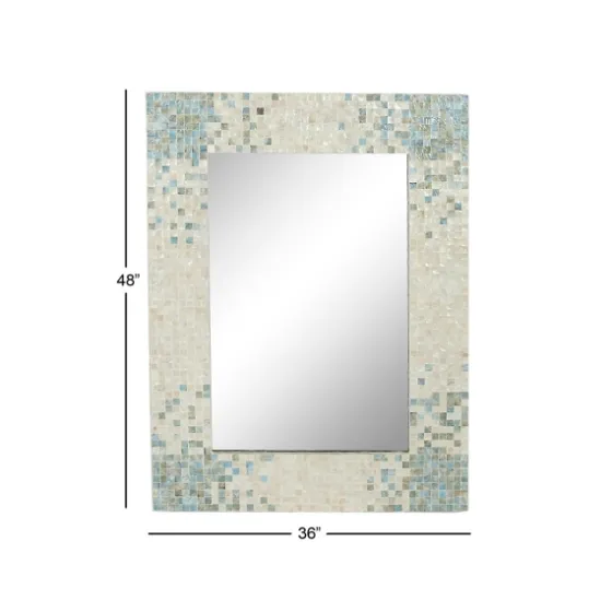 Gray Mother Of Pearl Shell Frame Wall Mirror-Kirkland's Home Discount