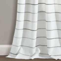 Gray Ombre Stripe Curtain Panel Set, 84 In.-Kirkland's Home Cheap