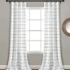 Gray Ombre Stripe Curtain Panel Set, 95 In.-Kirkland's Home Cheap