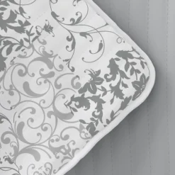 Gray Patchwork Reversible 2-Pc. Twin Quilt Set-Kirkland's Home Online