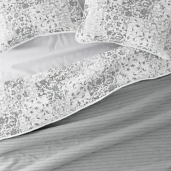 Gray Patchwork Reversible 3-Pc. King Quilt Set-Kirkland's Home Flash Sale