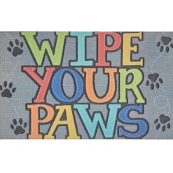 Gray Paw Stitched Doormat-Kirkland's Home Sale