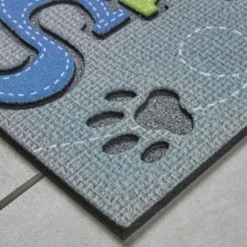 Gray Paw Stitched Doormat-Kirkland's Home Sale