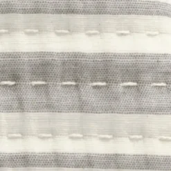 Gray Pick Stitch Stripe King Quilt-Kirkland's Home Discount