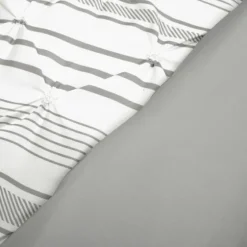 Gray Pintuck Stripe King 5-Pc. Comforter Set-Kirkland's Home Outlet