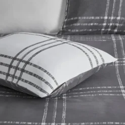 Gray Plaid Dayton 3-Pc. Full/Queen Comforter Set-Kirkland's Home Best Sale