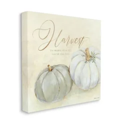 Gray Pumpkins Autumn Harvest Canvas Art Print-Kirkland's Home Store