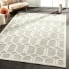 Gray Raised Honeycomb Indoor/Outdoor Area Rug, 7X9-Kirkland's Home Hot