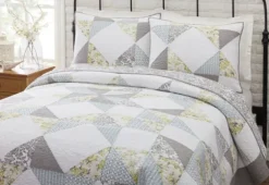 Gray Reine-Marie Full/Queen 3-Pc. Quilt Set-Kirkland's Home Best