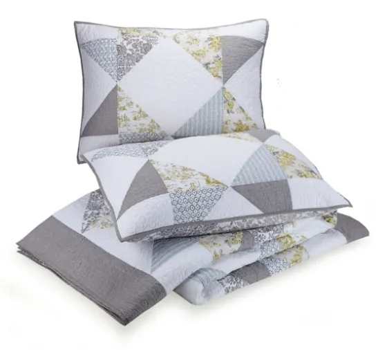 Gray Reine-Marie Full/Queen 3-Pc. Quilt Set-Kirkland's Home Best
