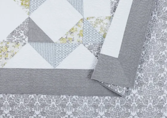 Gray Reine-Marie King 3-Pc. Quilt Set-Kirkland's Home Sale