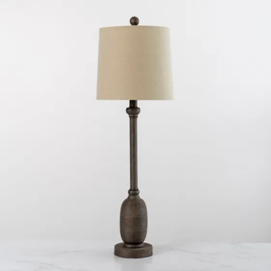 Gray Resin Base Buffet Lamp-Kirkland's Home Discount