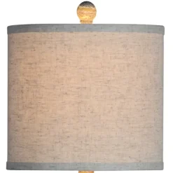 Gray Resin Painted Distressed Buffet Lamp-Kirkland's Home New
