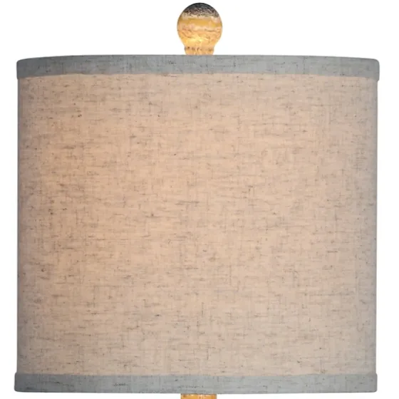 Gray Resin Painted Distressed Buffet Lamp-Kirkland's Home New