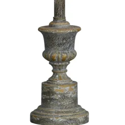 Gray Resin Painted Distressed Buffet Lamp-Kirkland's Home New