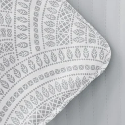 Gray Scalloped Reversible 3-Pc. King Quilt Set-Kirkland's Home Best