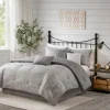 Gray Seersucker 7-Pc. King Comforter Set-Kirkland's Home Shop