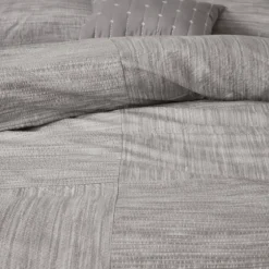 Gray Seersucker 7-Pc. King Comforter Set-Kirkland's Home Shop