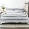 Gray Soft Striped 3-Pc. Queen Duvet Cover Set-Kirkland's Home Shop