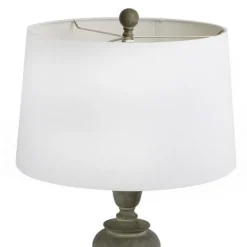 Gray Spindle Body Table Lamps, Set Of 2-Kirkland's Home Discount