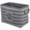 Gray Stripes And Paw Basket With Handles-Kirkland's Home Best Sale