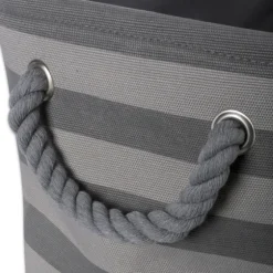 Gray Stripes And Paw Basket With Handles-Kirkland's Home Best Sale