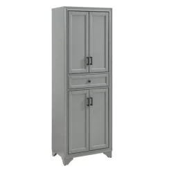 Gray Tara Pantry Cabinet-Kirkland's Home Outlet