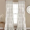 Gray Teardrop Leaves Curtain Panel Set, 84 In.-Kirkland's Home Sale