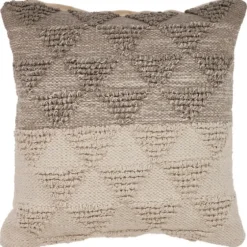 Gray Textured Gradient Pillow-Kirkland's Home Outlet