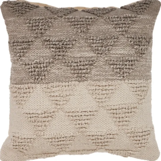 Gray Textured Gradient Pillow-Kirkland's Home Outlet