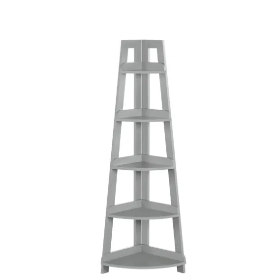 Gray 5-Tier Corner Ladder Bookshelf-Kirkland's Home Store