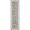 Gray Tile Motif Outdoor Runner, 2X7-Kirkland's Home Clearance