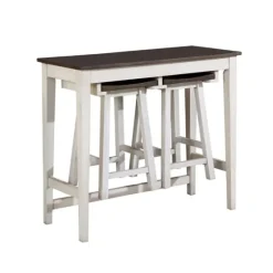 Gray Top Wood With Rack 3-Pc. Dining Set-Kirkland's Home Flash Sale