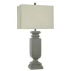 Gray Traditional Rectangular Table Lamp-Kirkland's Home Outlet