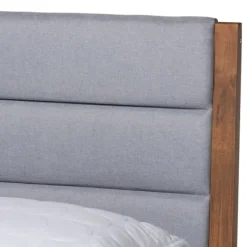 Gray Tufted Headboard Queen Platform Bed-Kirkland's Home Best Sale