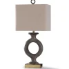 Gray Tweed Open Hoop Table Lamp-Kirkland's Home Flash Sale