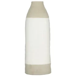 Gray Two Tone Stoneware Coastal Vase-Kirkland's Home Flash Sale