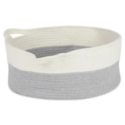 Gray Two-Tone Rope Cat Ear Basket-Kirkland's Home Sale