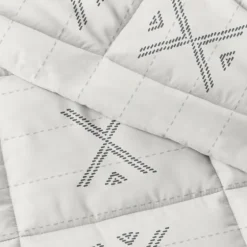 Gray Urban Stitch King 3-Pc. Comforter Set-Kirkland's Home Best