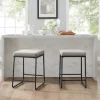 Gray Velvet Cube 2-Pc. Counter Stool Set-Kirkland's Home New