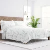 Gray Vines Reversible 3-Pc. Queen Quilt Set-Kirkland's Home Outlet
