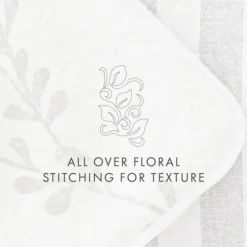 Gray Vines Reversible 3-Pc. Queen Quilt Set-Kirkland's Home Outlet