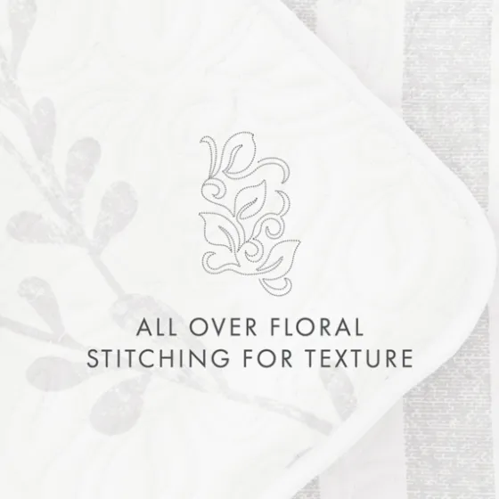 Gray Vines Reversible 3-Pc. Queen Quilt Set-Kirkland's Home Outlet