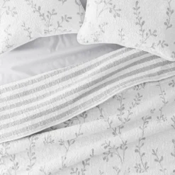 Gray Vines Reversible 3-Pc. King Quilt Set-Kirkland's Home Clearance