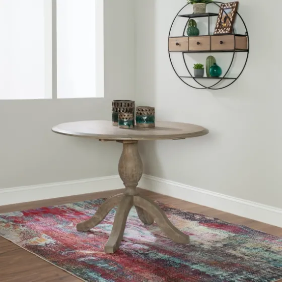 Gray Wash Drop Leaf Dining Table-Kirkland's Home Hot